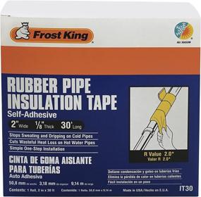 img 1 attached to 🔌 Frost King IT30/8 Insulation Tape, 2-inch Wide x 1/8-inch Thick x 30-foot Long, Black Rubber