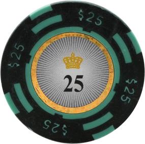 img 1 attached to 🎰 Premium Versa Games Crown Casino Clay Poker Chips - 13.5g Weight - Pack of 50 - Choose Colors