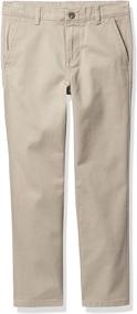 img 3 attached to IZOD Toddler School Uniform Twill Boys' Clothing in Pants