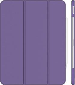 img 4 attached to 📱 JETech Purple iPad Pro 12.9-Inch Case (2020/2018 Model, 4th/3rd Generation) - Compatible with Pencil, Auto Wake/Sleep Cover