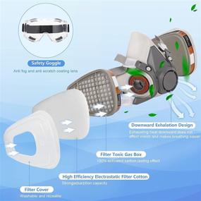 img 3 attached to Ultimate Woodworking Protection: Reusable Facepiece Chemicals for Enhanced Safety