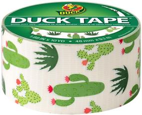 img 3 attached to 🌵 Duck Brand 241789 Printed Duct Tape: Cacti Design - 1.88 Inches x 10 Yards - Single Roll