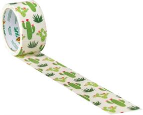 img 2 attached to 🌵 Duck Brand 241789 Printed Duct Tape: Cacti Design - 1.88 Inches x 10 Yards - Single Roll