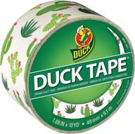 🌵 duck brand 241789 printed duct tape: cacti design - 1.88 inches x 10 yards - single roll logo