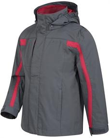 img 1 attached to 🌧️ Versatile and Durable Mountain Warehouse Samson Waterproof Kids Rain Jacket: Stay Dry in Style!