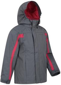 img 3 attached to 🌧️ Versatile and Durable Mountain Warehouse Samson Waterproof Kids Rain Jacket: Stay Dry in Style!