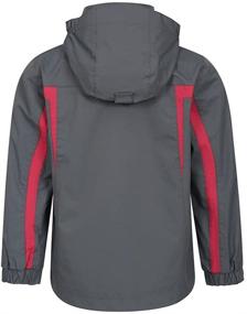 img 2 attached to 🌧️ Versatile and Durable Mountain Warehouse Samson Waterproof Kids Rain Jacket: Stay Dry in Style!