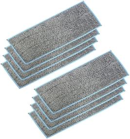 img 4 attached to Extolife 8-Pack Washable Reusable Wet Mopping Pads for iRobot Braava Jet m6: Ultimate Robot Mop Solution