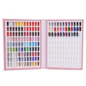 img 3 attached to 💅 Noverlife 216 Nail Colors Chart Display: Gel Polish Book with 216 False Nail Tips for Salon Professionals - Nail Swatches Practice Board