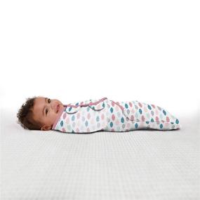 img 1 attached to SwaddleMe Original Swaddle – Large Size, 3-6 👶 Months, 2-Pack (Feather Stripe) - Maximize Baby Comfort and Style