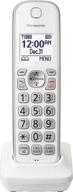 📞 panasonic kx-tgda50w1 white cordless phone handset for kx-tgd53x series cordless phone systems - additional logo