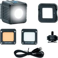 🌟 lume cube 2.0 - complete professional lighting kit with diffusion, gels, adjustable brightness, bluetooth control | waterproof for indoor studio & outdoor photo/video use logo