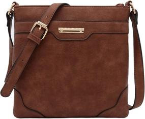 img 4 attached to 👜 Medium Crossbody Plate Women's Handbags & Wallets: Fashion-forward Crossbody Bags for Women