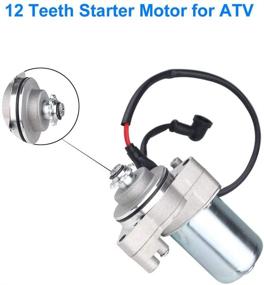 img 2 attached to 🛵 WATERWICH 3-Bolt Starter Kit with Wiring for Tao Tao 125cc 110cc-50cc ATV and Dirt Bike Models – Coolster, Chinese Pit Bikes, 4-Wheelers, Go Karts, Dune Buggy, Sandrail, Quad, SSR, Roketa