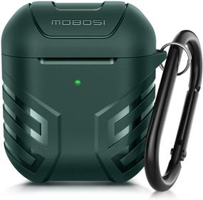 img 4 attached to MOBOSI Vanguard Armor Series AirPods Case Cover Designed For AirPods 2 &Amp