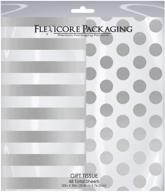 flexicore packaging silver striped tissue logo