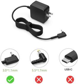 img 1 attached to 🔌 UL Listed 45W AC Charger Replacement for Acer Spin 1 SP111-31 SP111-31N SP111-32N SP113-31 Portable Laptop Adapter Power Supply Cord