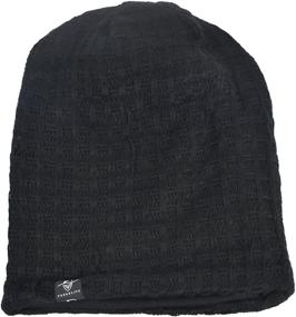 img 2 attached to 🧢 VECRY Men's Slouchy Beanie Knit Crochet Rasta Cap: Perfect for Year-Round Style and Comfort