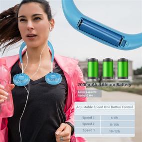 img 2 attached to Personal Portable Neckband Wearable Adjustable Heating, Cooling & Air Quality