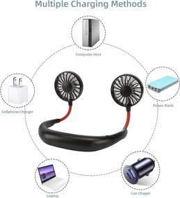 img 3 attached to Personal Portable Neckband Wearable Adjustable Heating, Cooling & Air Quality