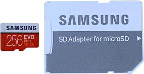 img 2 attached to Samsung 256GB Micro SDXC EVO Plus Memory Card with Adapter for Samsung Galaxy Tab S6, Tab A 8.0 (2019) Book2 Tablet, Phone (MB-MC256G) Bundle + SD, TF Card Reader