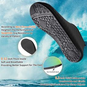 img 3 attached to Water Quick Dry Barefoot Outdoor Sports Men's Shoes