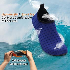 img 1 attached to Water Quick Dry Barefoot Outdoor Sports Men's Shoes