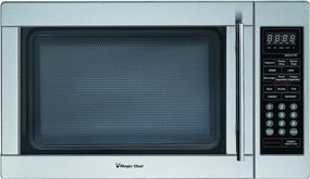 img 4 attached to 🔥 Magic Chef MCPMCD1310ST MCD1310ST 1.3 cu.ft. Stainless Steel Microwave: Efficient Cooking with Sleek Design