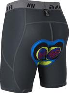 🚴 feixiang men's cycling underwear: 3d padded bike shorts for enhanced comfort and performance logo