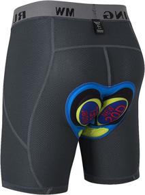 img 4 attached to 🚴 FEIXIANG Men's Cycling Underwear: 3D Padded Bike Shorts for Enhanced Comfort and Performance