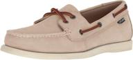 👞 seaquest tan boat shoes for men by eastland - enhance your style and comfort logo