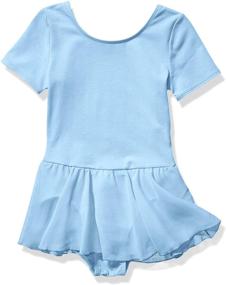 img 2 attached to Amazon Essentials Little Short Sleeve Leotard Girls' Clothing for Active