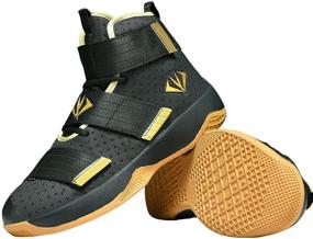 img 4 attached to YAXE Fashion Sneaker Basketball Camouflage Men's Shoes
