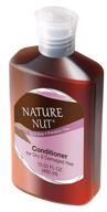 🌰 nourishing nature nut hair conditioner - hypoallergenic deep conditioner for dry & damaged hair, 5 nut natural blend moisturizer for ultra hair repair treatment logo