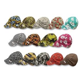 img 1 attached to 🧢 Comeaux Caps 118-2000R-7-3/4 Round Crown Caps, 7 3/4&#34;, Assorted Prints (Color may vary)