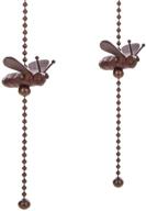 enhance your ceiling fan with upgradelights' stylish oil rubbed bronze bee pulls логотип