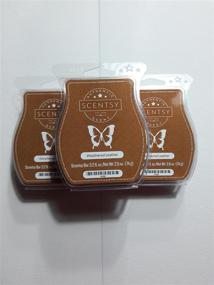 img 1 attached to 🕯️ Scentsy Wickless Candle Tart Bar Pack: Weathered Leather Scent - Set of 3