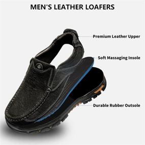 img 3 attached to TFO Leather Loafers Walking Trekking