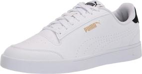 img 4 attached to 👟 Elevate Your Style with PUMA Shuffle Sneaker: Black & White Men's Shoes