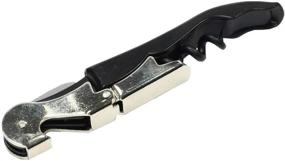 img 2 attached to 🍷 Chef Craft Select Waiter's Corkscrew - Sleek 4.5 Inch Stainless Steel/Black Design