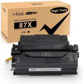 img 4 attached to 🖨️ V4INK High Yield Compatible Toner Cartridge for HP 87X CF287X - Replacement Toner for HP LaserJet Enterprise M506dn M506N M506X M506, HP Pro M501dn M501n MFP M527Dn M527Z Printer