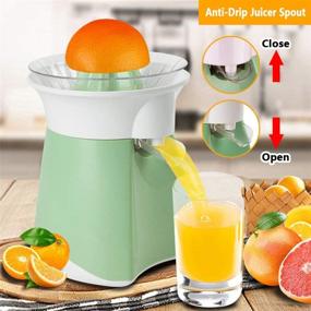 img 1 attached to 🍊 LUUKMONDE Electric Citrus Juicer: Lockable Pour Spout, All-Copper Motor & Universal Cone - Efficient Orange Squeezer & Juice Extractor