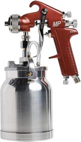 img 2 attached to 🎨 Astro Pneumatic Tool 4008 Spray Gun with Cup - Red Handle 1.8mm Nozzle: Your Ultimate Painting Companion