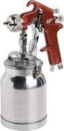 🎨 astro pneumatic tool 4008 spray gun with cup - red handle 1.8mm nozzle: your ultimate painting companion logo