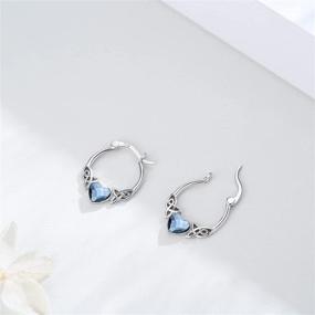 img 3 attached to 🎁 Austrian Sterling Earrings: Perfect Birthday and Christmas Jewelry for Girls