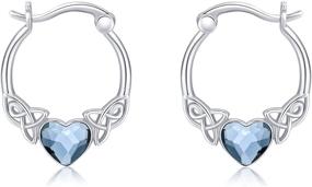 img 4 attached to 🎁 Austrian Sterling Earrings: Perfect Birthday and Christmas Jewelry for Girls