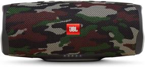 img 4 attached to 🔊 JBL Charge 4 - Водонепроницаемая портативная колонка с Bluetooth в дизайне Squad Camo: ваш идеальный звуковой спутник на открытом воздухе