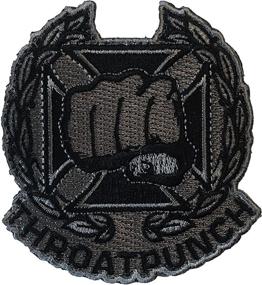 img 1 attached to 👊 Swat Throat Punch Qualification Badge: Embroidered Morale Patch - Enhanced SEO