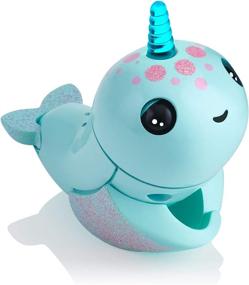 img 2 attached to WowWee Fingerlings Light Narwhal: Interactive Puppets & Puppet Theaters for Endless Fun