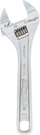 channellock 806sw xtra slim jaw 6-inch adjustable wrench: precise grip in tight spaces, easy sizing with measurement scales logo
